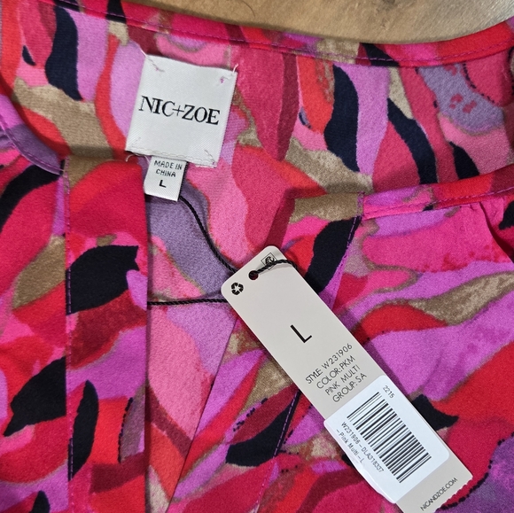 NIC+ZOE Multicolor Long Sleeve Dress - Picture 4 of 7